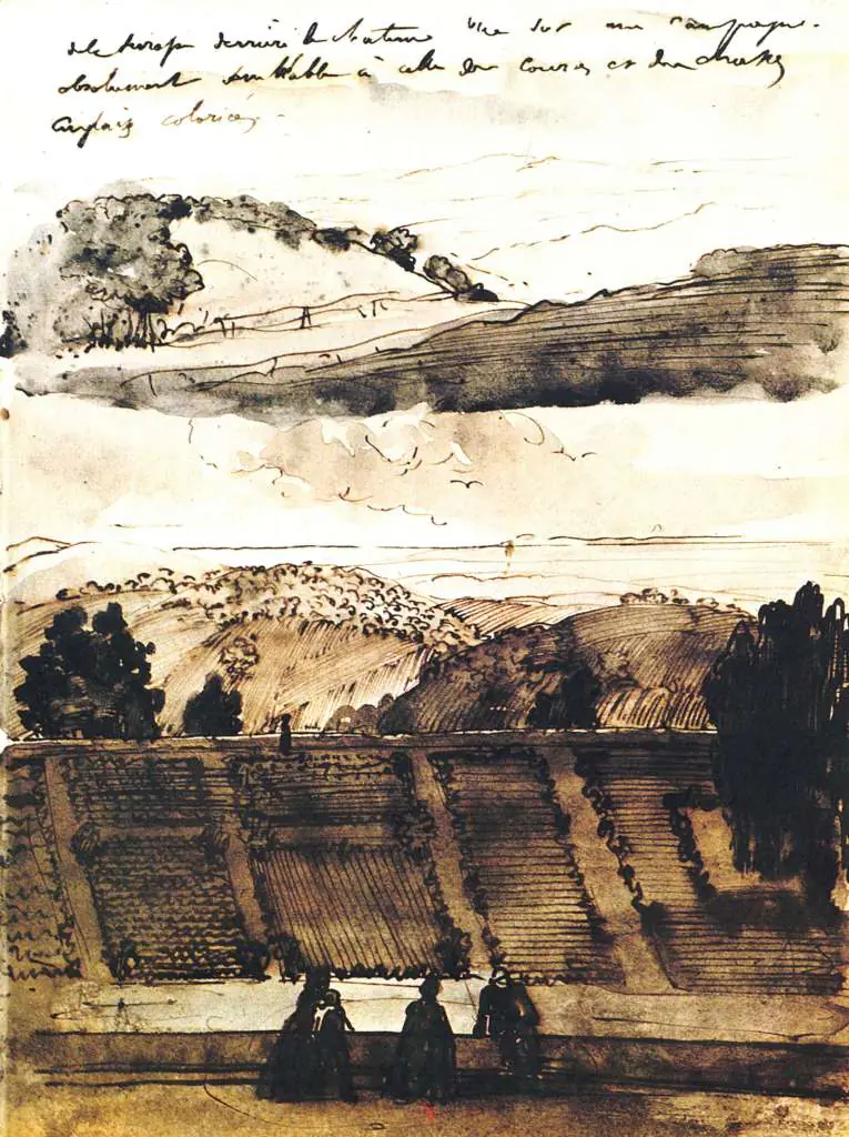 Degas: Landscape Studies At Haras-du-pin