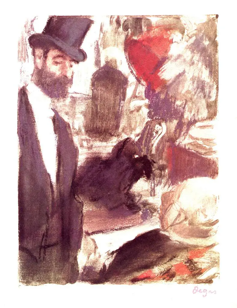 Degas: Ludovic Halevy Ans Mis Cardinal