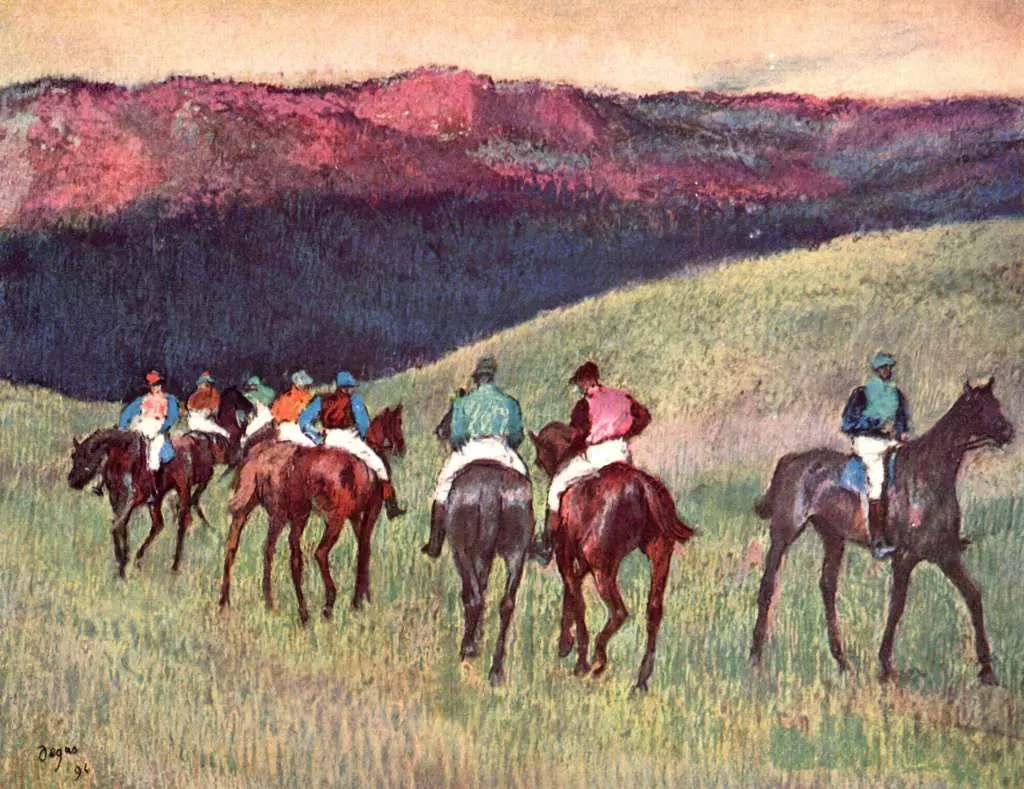 Degas: Of Running Horses Training