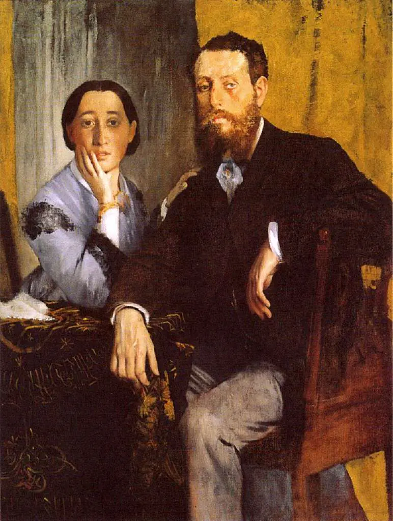 Degas: Portrait Couple
