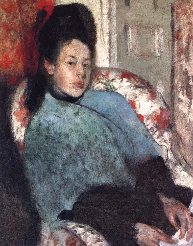 Degas: Portrait Of Elena Carafa