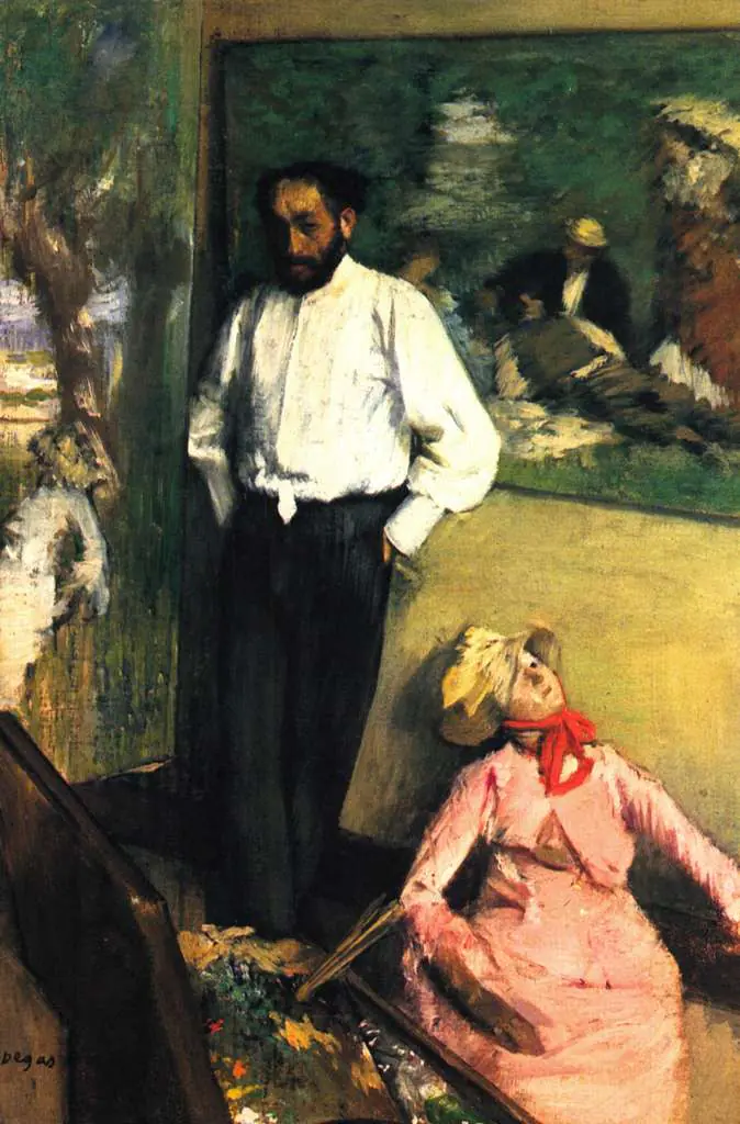 Degas: Portrait Of Henri Michel-levy