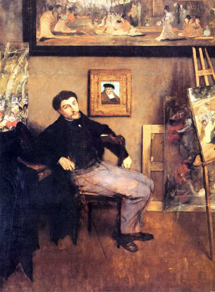 Degas: Portrait Of James Tissot