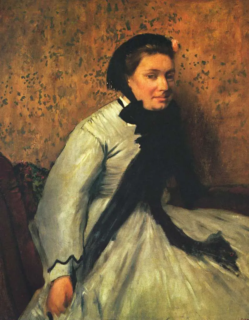 Degas: Portrait Of A Lady In Grey