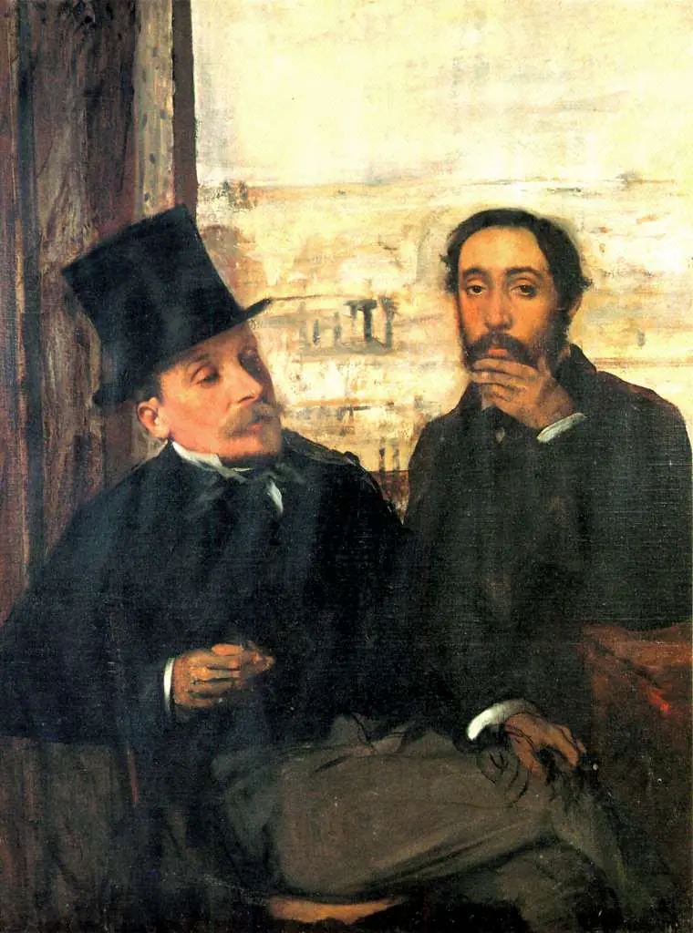 Degas: Portrait Of The Artist With Evariste De Valernes