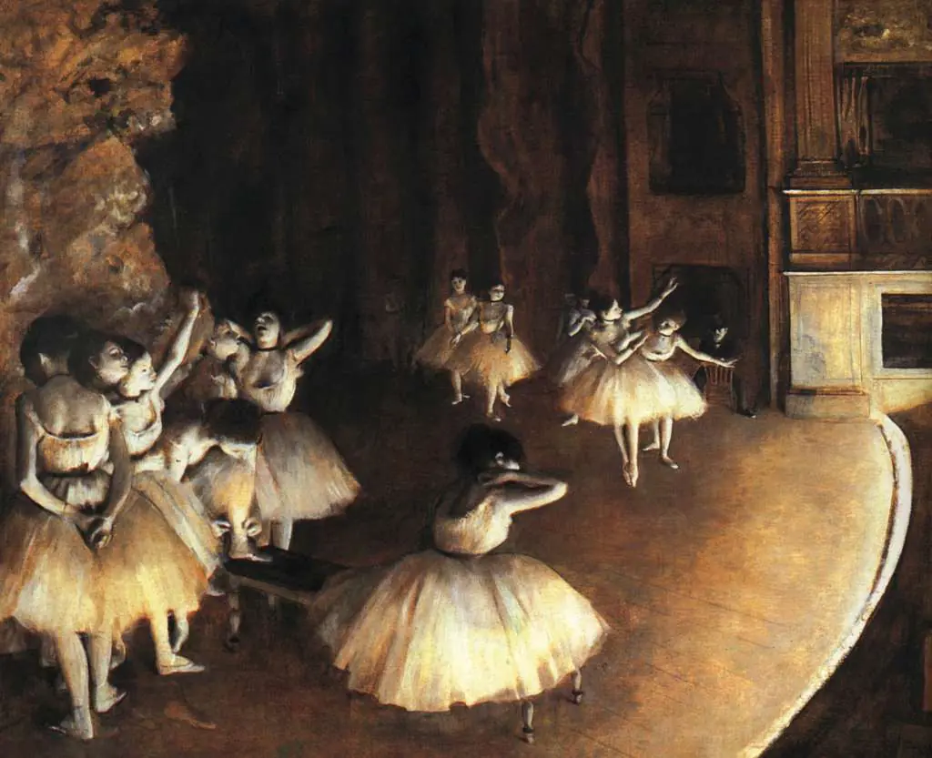 Degas: Rehearsal Of A Ballet On The Stage