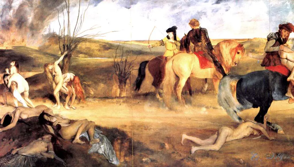 Degas: Scene Of War In The Middle Age