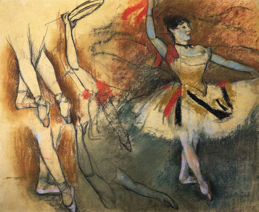 Degas: Spanish Dancer And Studies Of Legs