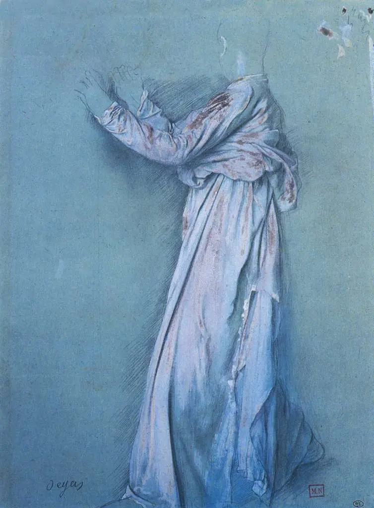 Degas: Standing Figure Drapery Study