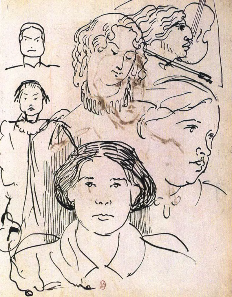 Degas: Studies For Heads