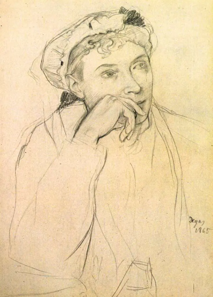 Degas: Study For Mme Hertel