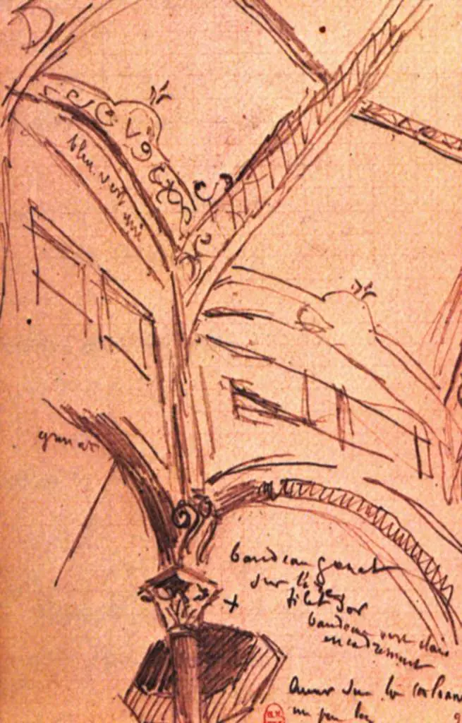 Degas: Study Of A Roof