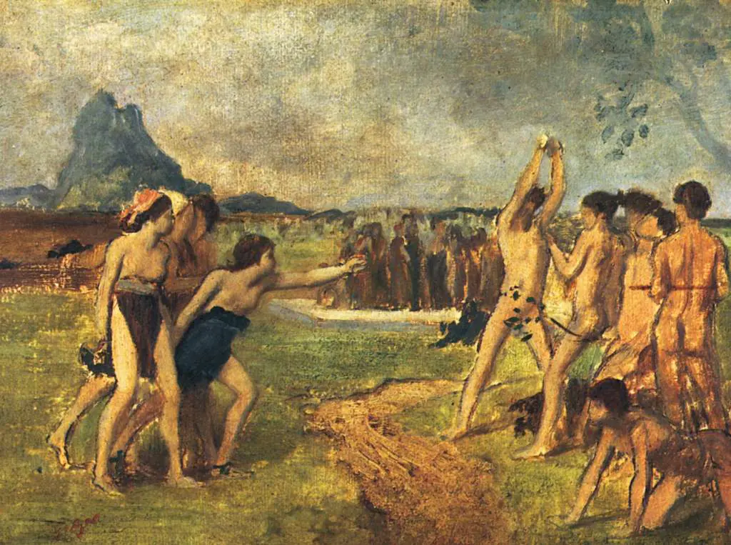 Degas: The Young Spartans Exercising