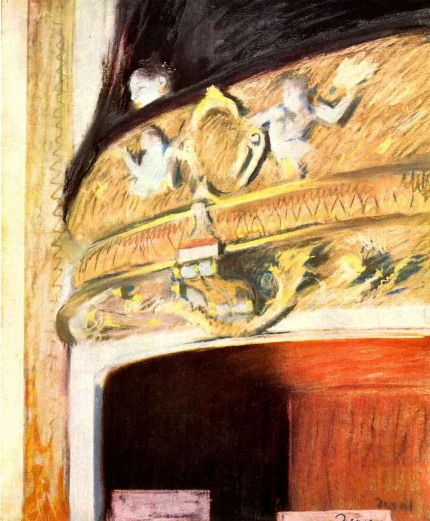 Degas: Theaterloge