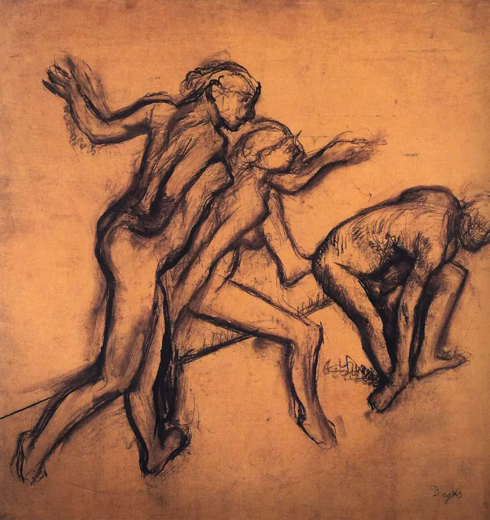 Degas: Three Nude Dancers