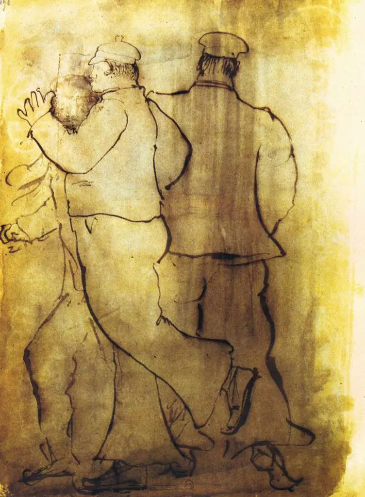 Degas: Three Sailors