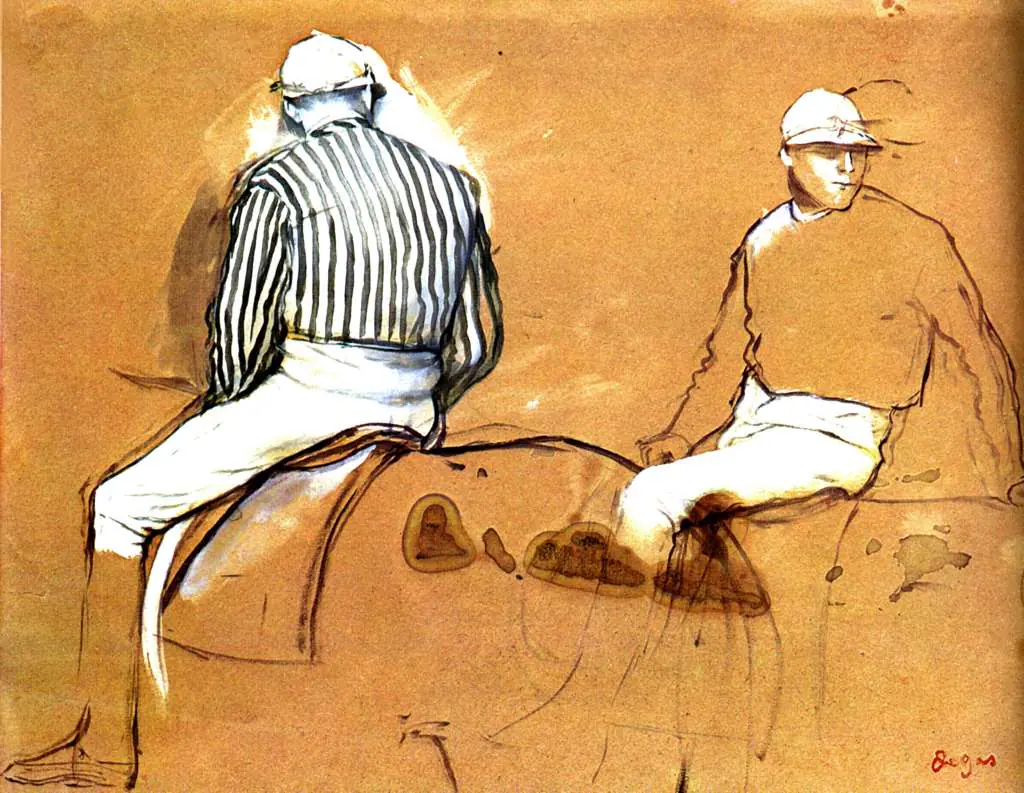 Degas: Two Jockeys