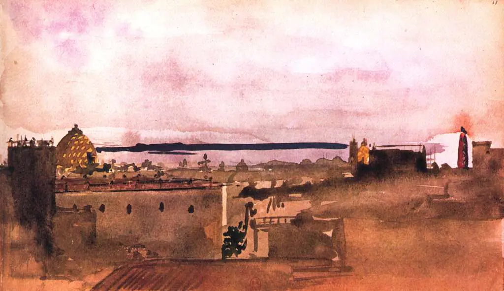 Degas: View Of Naples