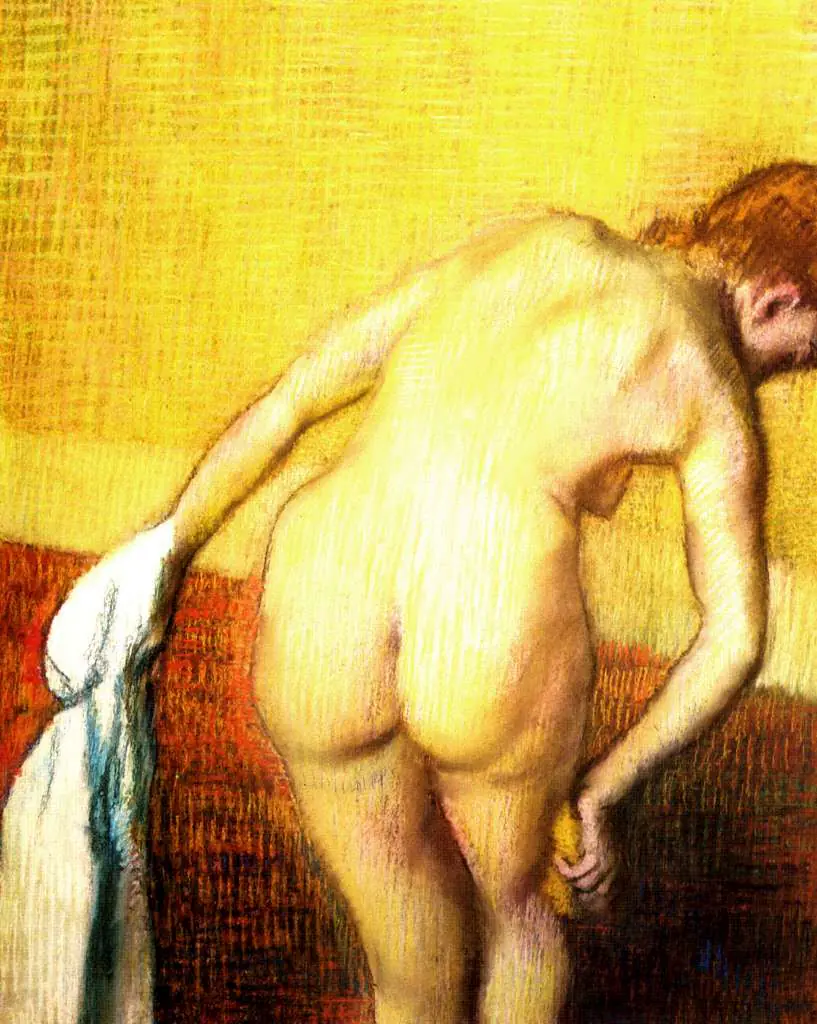 Degas: With Towel And Sponge