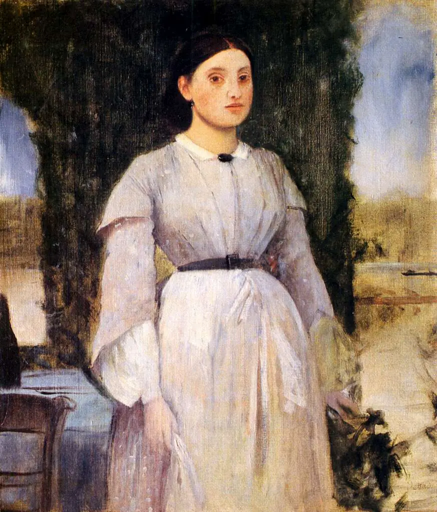 Degas: Young Woman Standing Near A Table