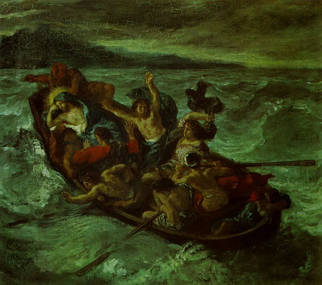 Delacroix: Christ On The Lake Of Gennesaret