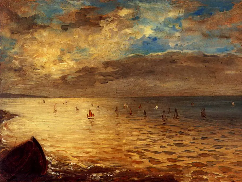 Delacroix: The Sea At Dieppe