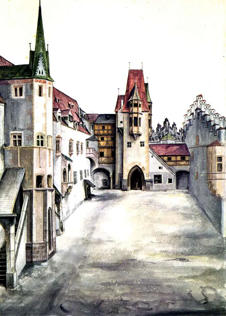 Dürer - Paintings & Drawings: Close To Innsbruck Castle
