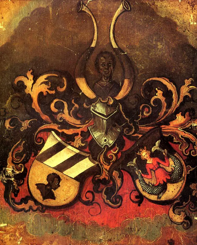 Dürer - Paintings & Drawings: Emblem Of Alliance Of The Family Tucher And Rieter