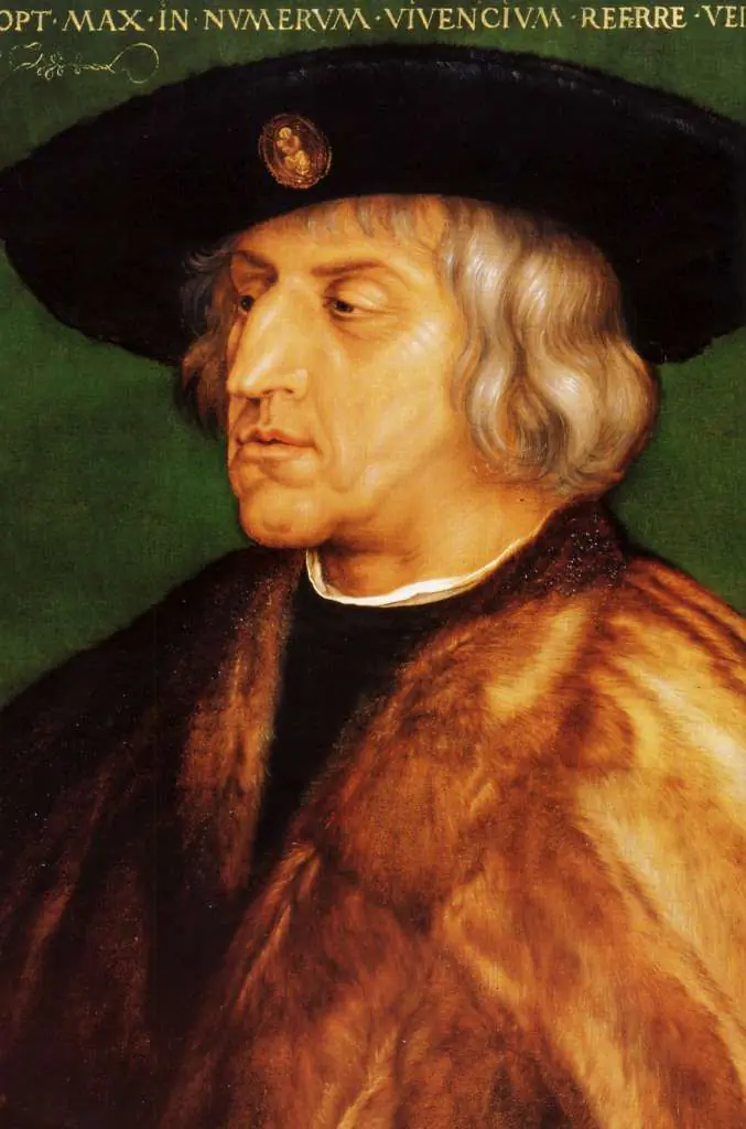 Dürer - Paintings & Drawings: Emperor Maximilian I Detail