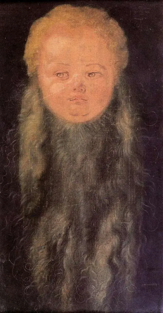 Dürer - Paintings & Drawings: Head Of A Baertigen Child