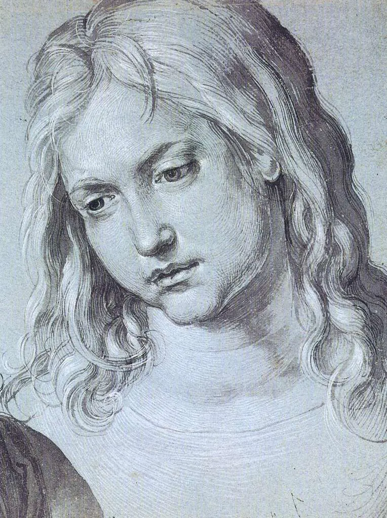 Dürer - Paintings & Drawings: Head Of The Twelve Year Old Jesus