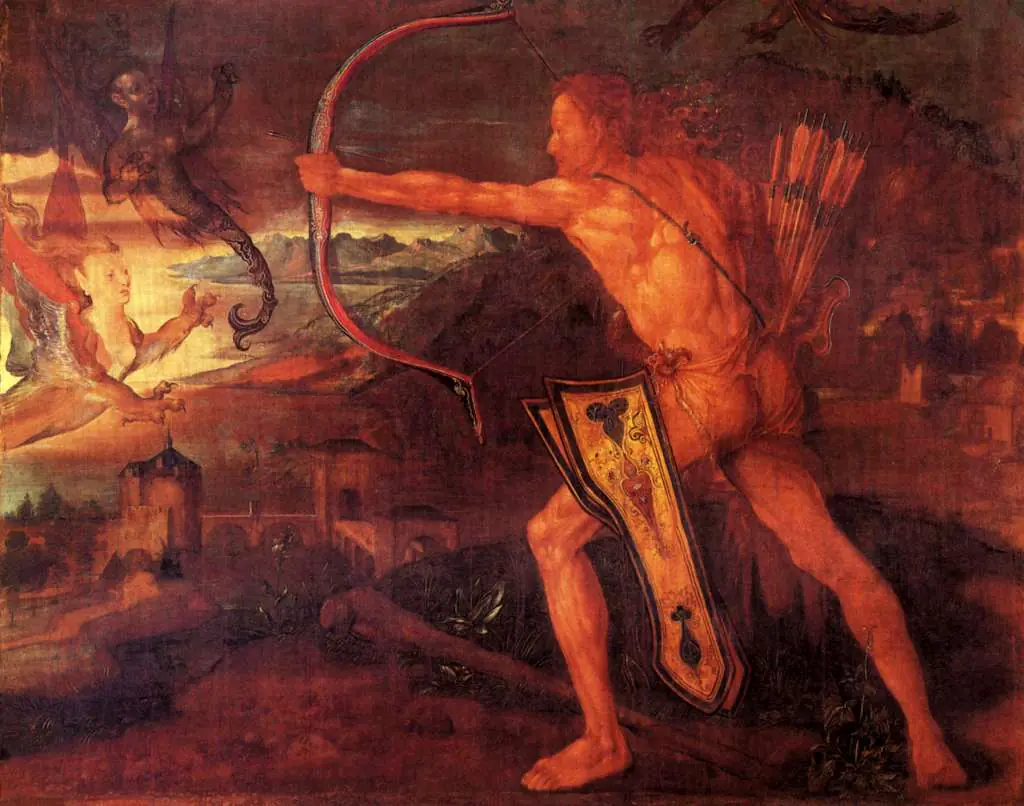 Dürer - Paintings & Drawings: Hercules And The Stymphalic Birds