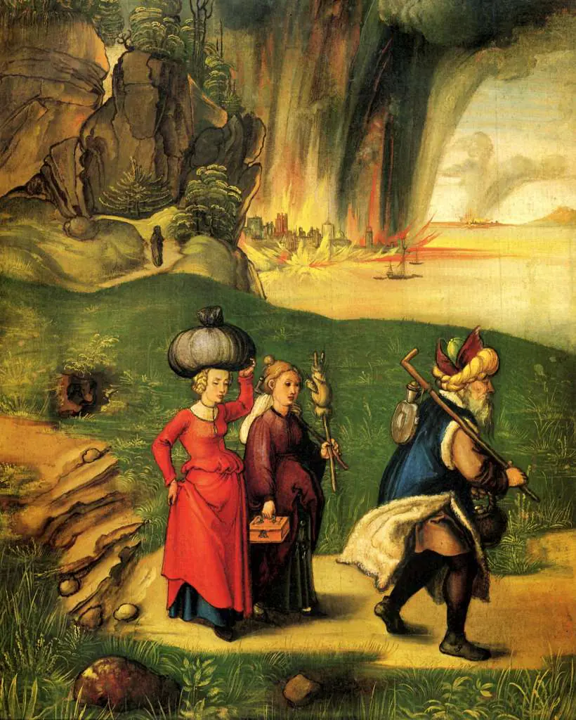 Dürer - Paintings & Drawings: Lot Escapes From Sodom