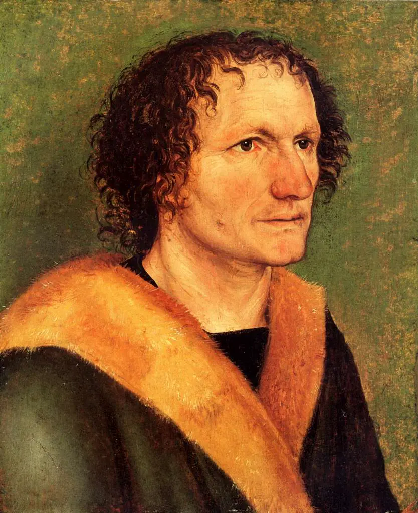 Dürer - Paintings & Drawings: Male Portrait Of The Green Ground