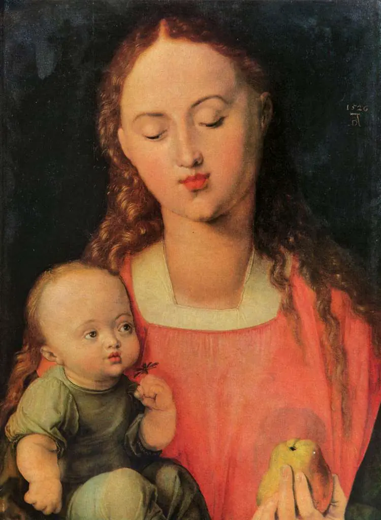 Dürer - Paintings & Drawings: Maria With Child1