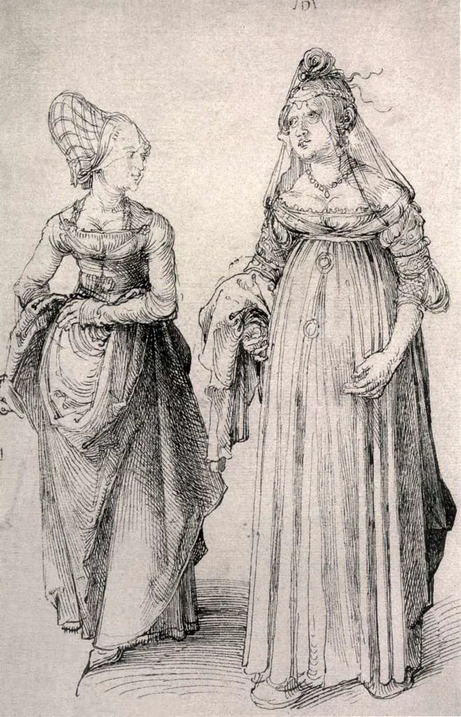 Dürer - Paintings & Drawings: Nuremberg And Venetian Costumes