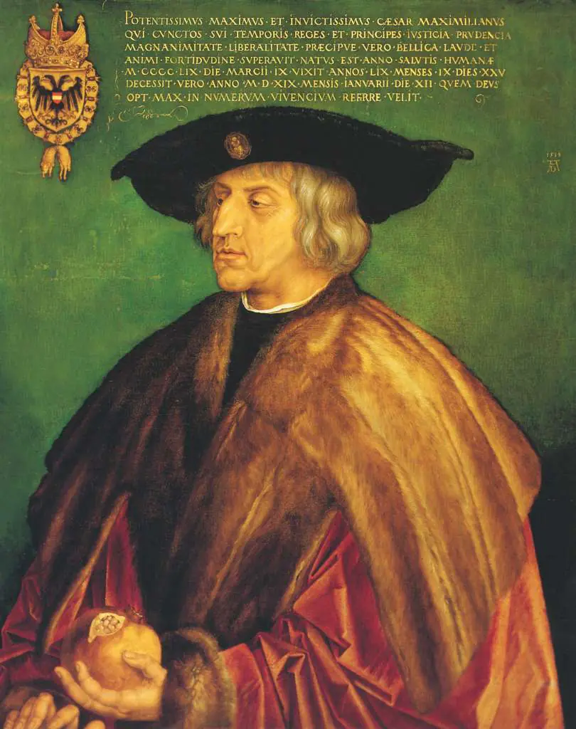 Dürer - Paintings & Drawings: Portrait Of Emperor Maximiliam