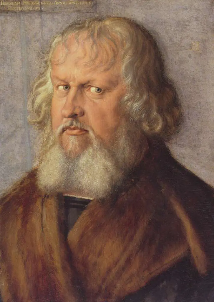 Dürer - Paintings & Drawings: Portrait Of Hieronymus Holzschufer