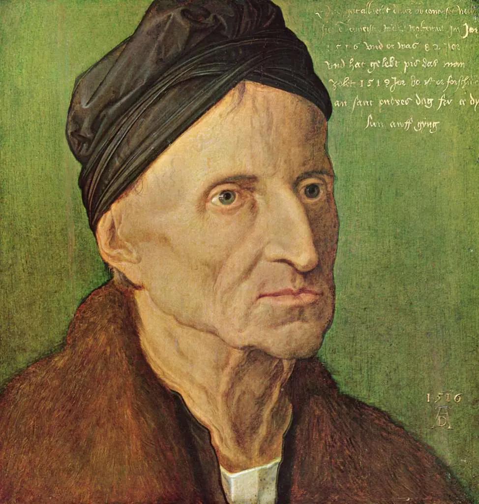 Dürer - Paintings & Drawings: Portrait Of Michael Wolgemut