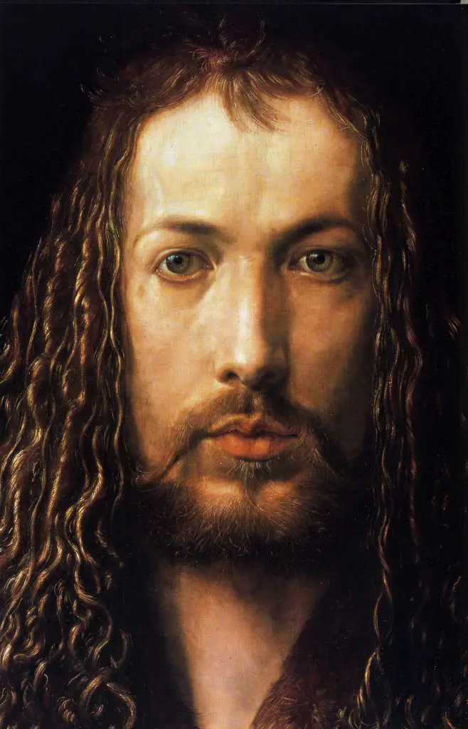 Dürer - Paintings & Drawings: Self Portrait Detail