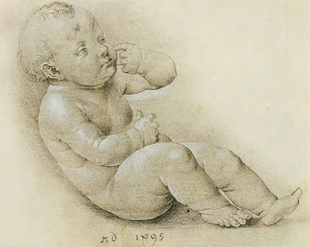 Dürer - Paintings & Drawings: Study Of The Christchild