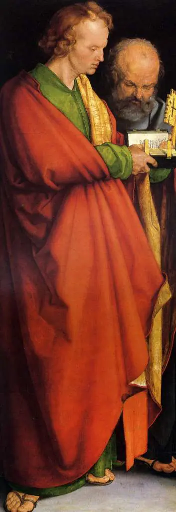 Dürer - Paintings & Drawings: The Apostles John And Peter
