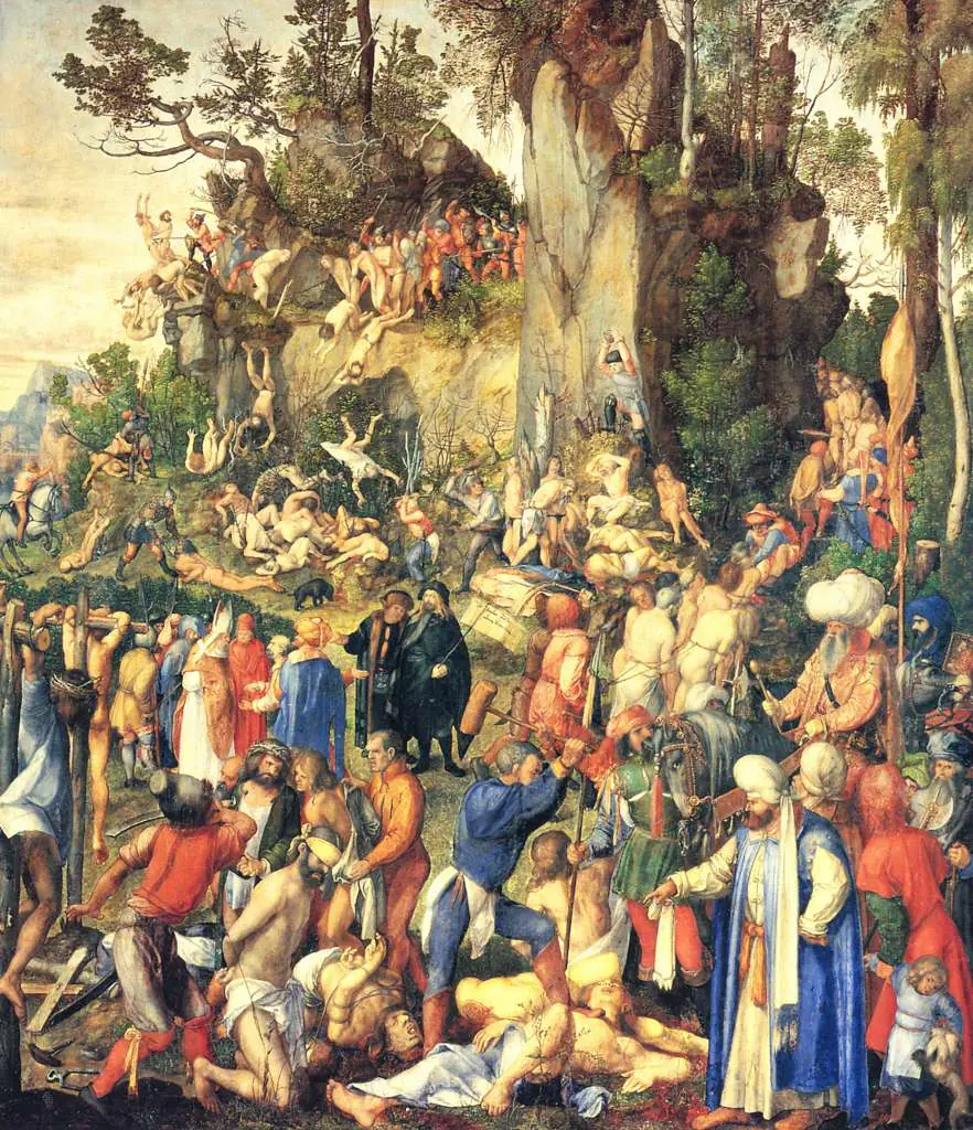 Dürer - Paintings & Drawings: The Martyrdom Of The Ten Thousand