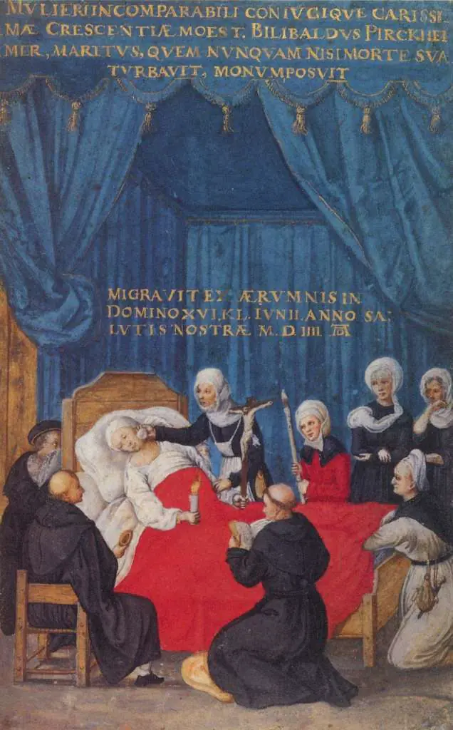 Dürer - Paintings & Drawings: The Death Of The Crescentia Pirckheimer