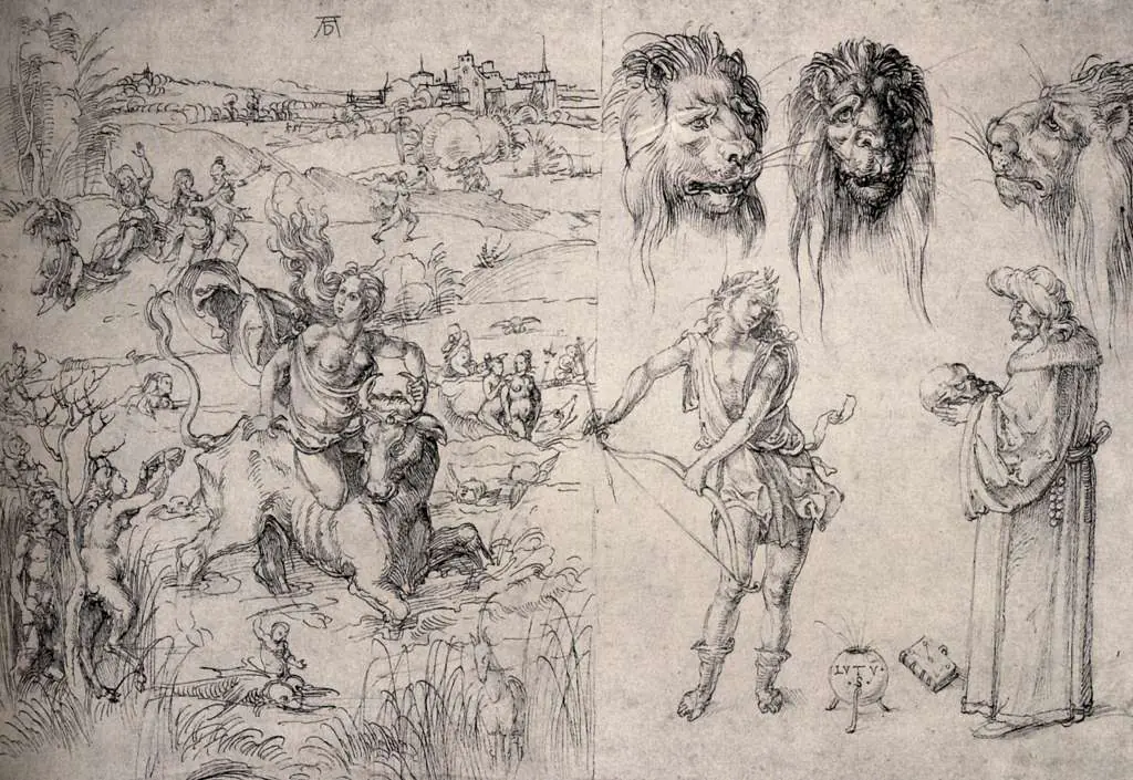 Dürer - Paintings & Drawings: The Rape Of Europa And Other Studies