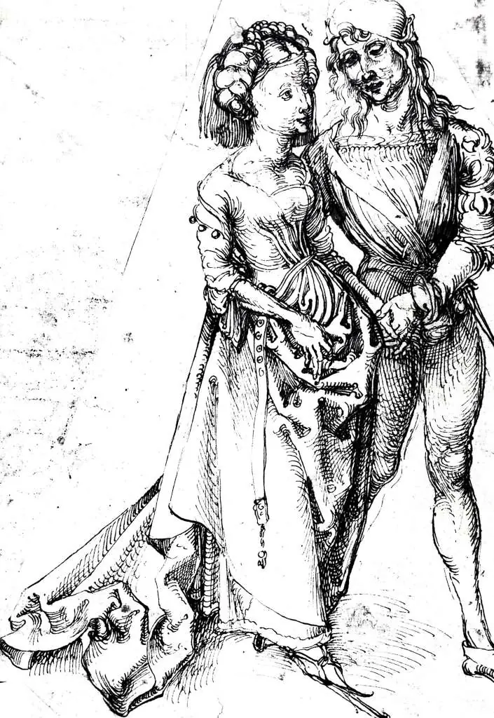 Dürer - Paintings & Drawings: Young Couple