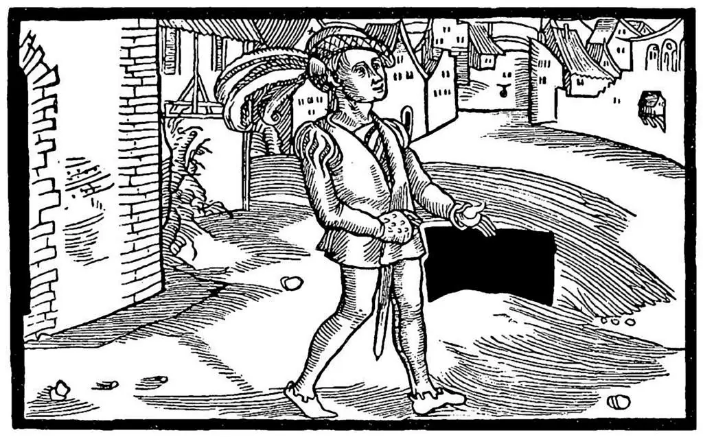 Dürer - Woodblocks &  Etchings: Antipho Anxious About His Love Affairs