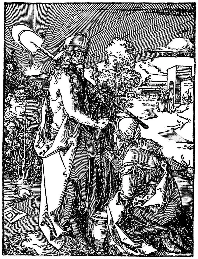 Dürer - Woodblocks &  Etchings: Christ Appears To Mary Magdalene