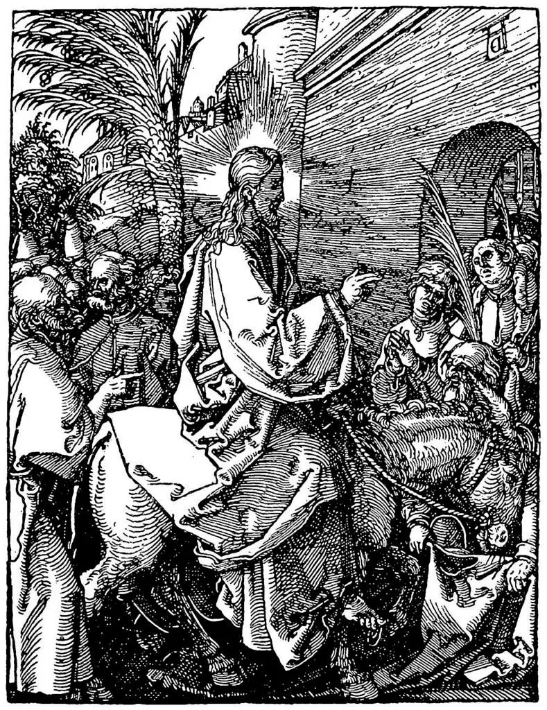 Dürer - Woodblocks &  Etchings: Christ Enters Jerusalem