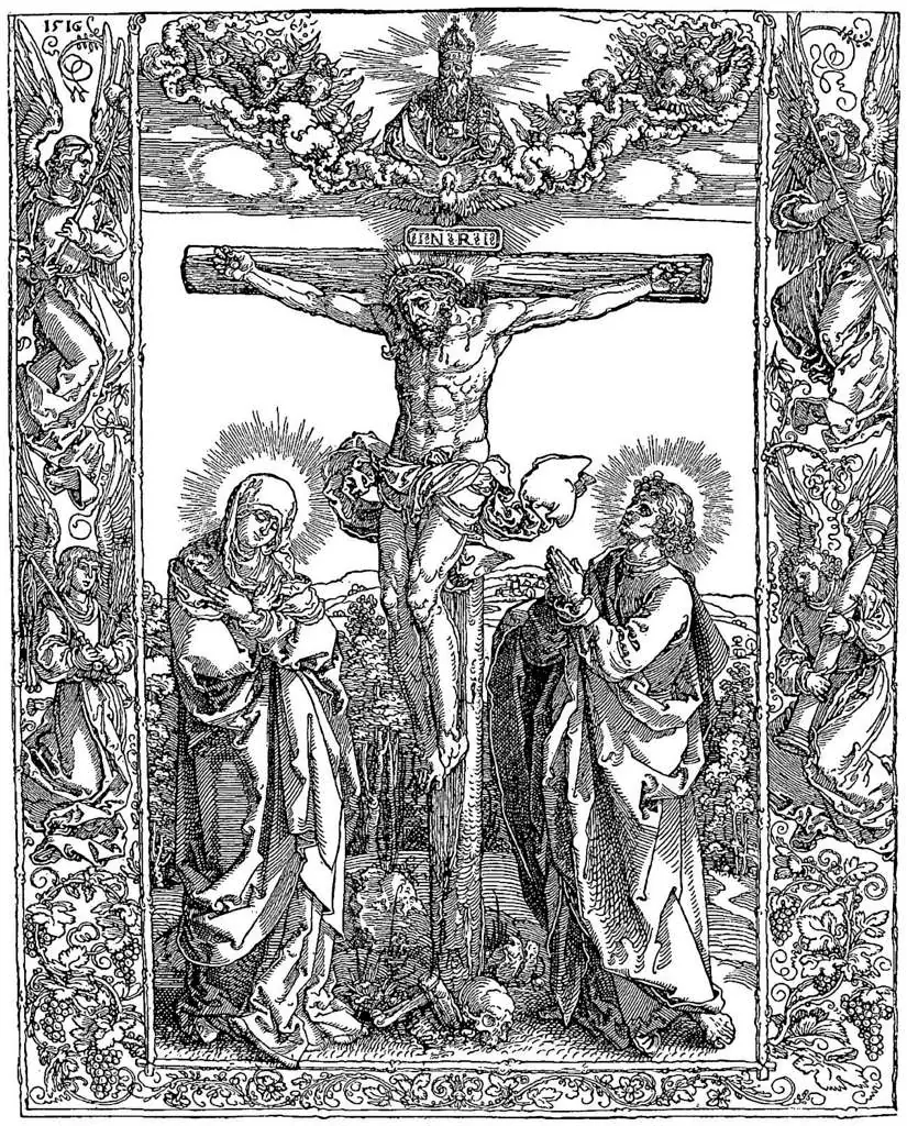 Dürer - Woodblocks &  Etchings: Christ On The Cross